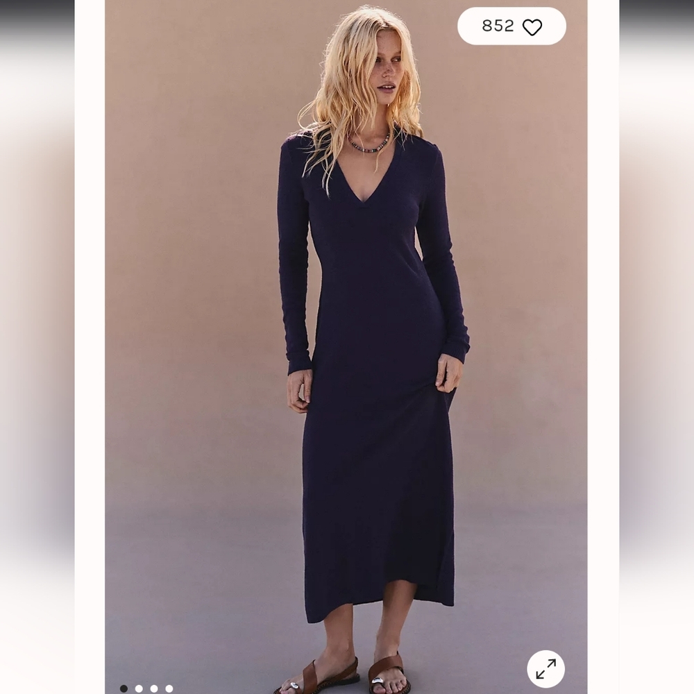 NWT Free People Audrina Purple Dress. S